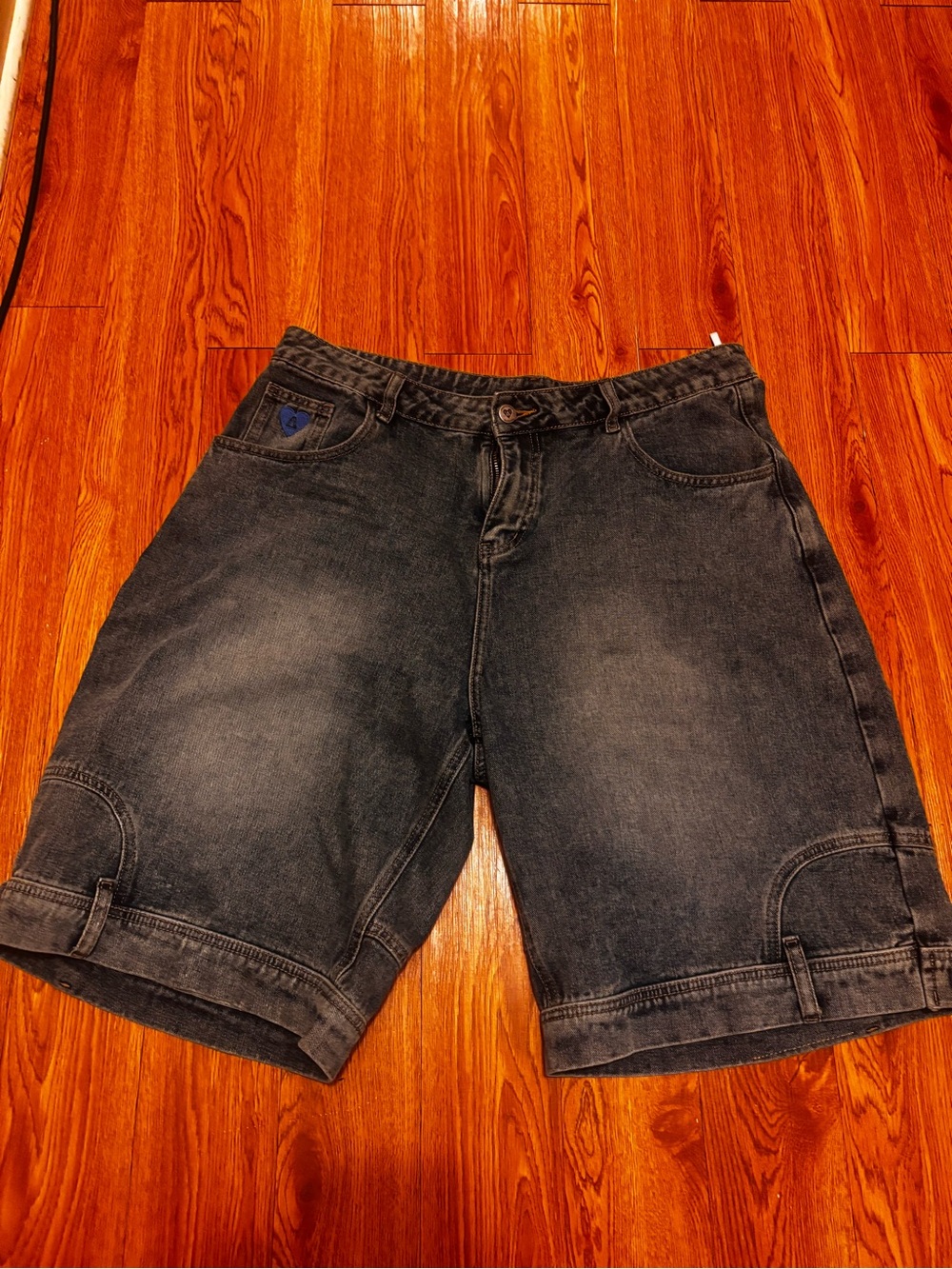 Alferic Eden double sided jorts dark blue